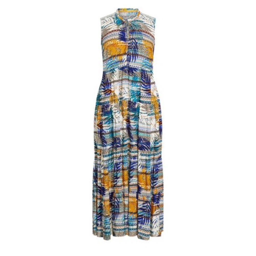 AVENUE Women's Plus Size Escape Relaxed Maxi Dress - Picture 3 of 8